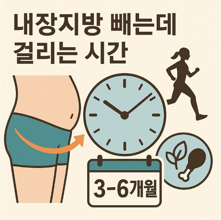 내장지방 뺴는데 걸리는 시간