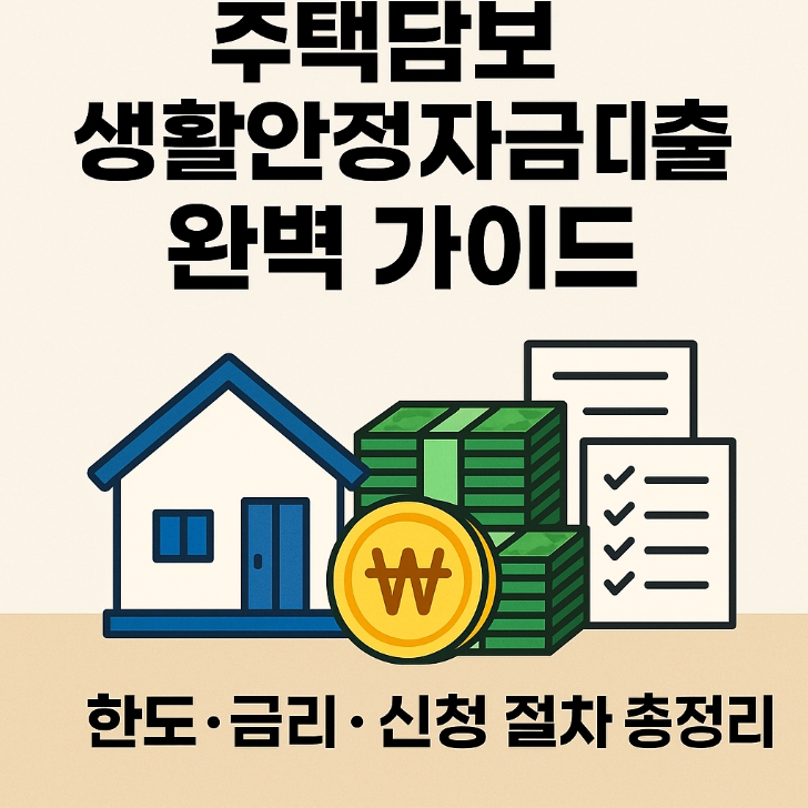 주택담보 생활안정자금 대출 완벽가이드