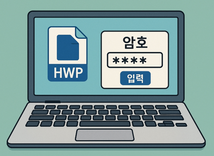 한글 암호 잊어버렸을때 해결 방법