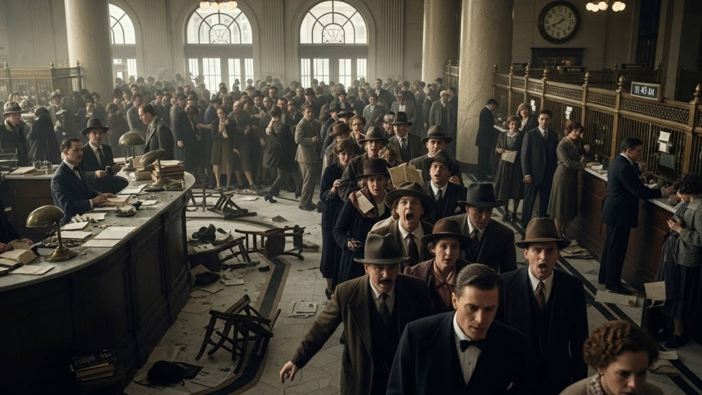 뱅크런 금융위기