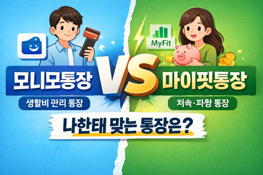 모니모통장 마이핏통장 차이 정리｜나한테 맞는 통장은