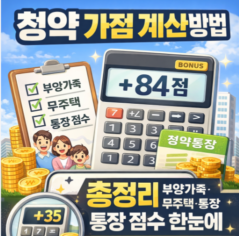 청약 부양가족 기준｜대학생 자취해도 주민등록 본가면 가점 인정될까