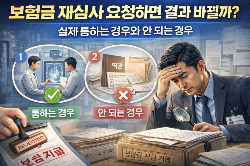 보험금 재심사 요청하면 결과 바뀔까｜실제 통하는 경우와 안 되는 경우