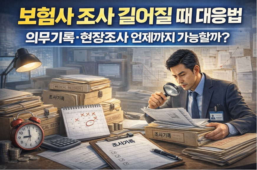 보험사 조사 길어질 때 대응법｜의무기록 현장조사 언제까지 가능할까