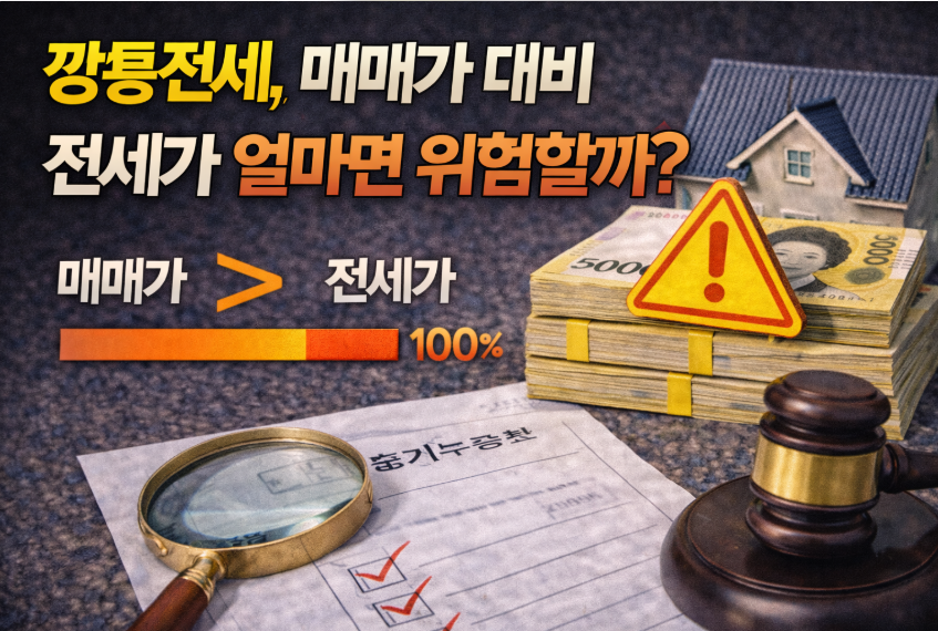 깡통전세, 매매가 대비 전세가 얼마면 위험할까