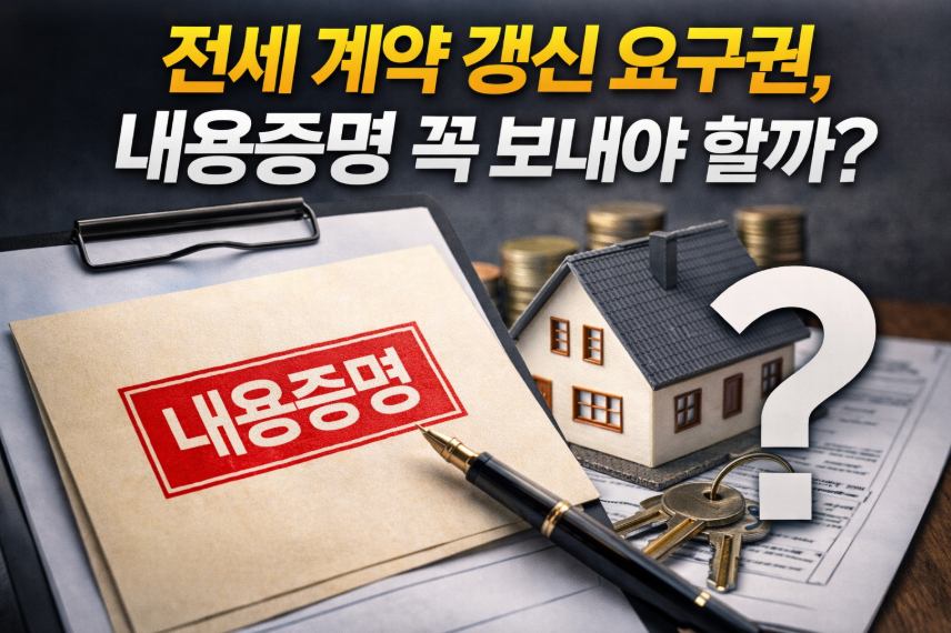 전세 계약 갱신 요구권, 내용증명 꼭 보내야 할까