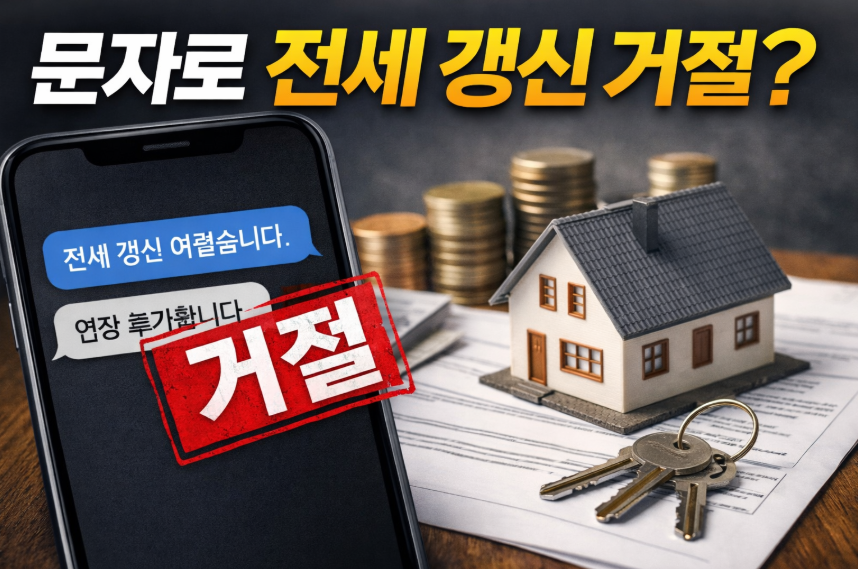 전세 계약 갱신 요구권, 문자로만 거절해도 효력 있을까