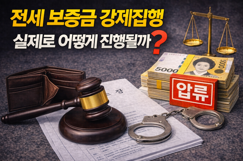 전세 보증금 강제집행, 실제로 어떻게 진행될까?