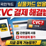 국민카드 실물카드 없을때 CVC 확인 가능할까 결제 방법 3가지 정리
