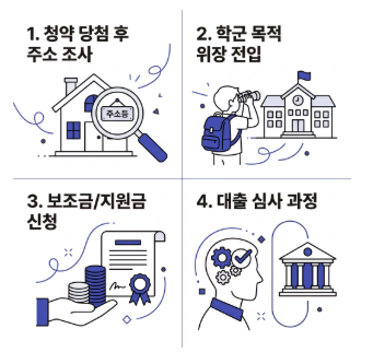 실제로 살지 않아도 전입신고해도 괜찮나요? (불법 여부)
