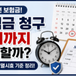 보험금 청구는 언제까지 가능할까 3년 소멸시효 기준 정리