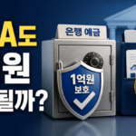 예금자보호 1억원 기준, CMA·증권계좌도 보호될까