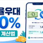 환율우대 90% 뜻은 환전 수수료 실제 계산해보기